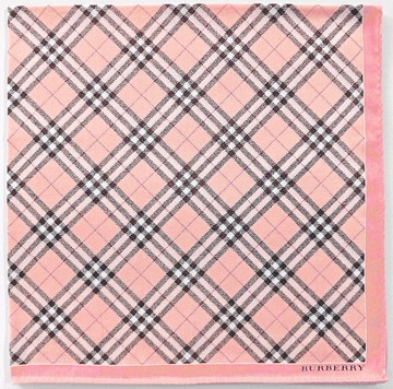 Burberry 復古手帕粉色格紋 23 x 23 英寸