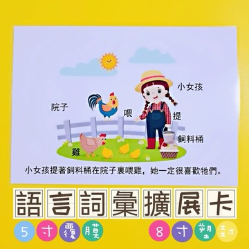 台灣現貨🚀｜60張詞彙擴展 自閉症語言遲緩教具 幼兒看圖學說話寫話繁體卡片 看圖識字 幼小銜接語言發育遲緩訓練