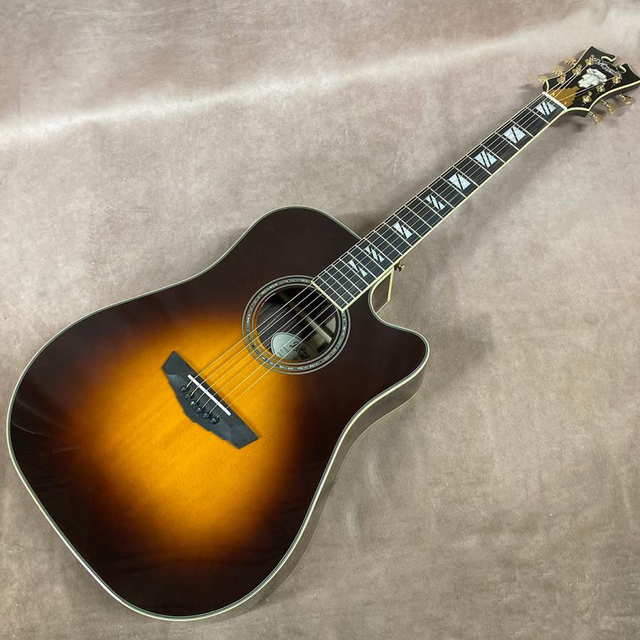 アコースティックギター D'Angelico Excel Bowery, Vintage Sunburst