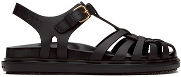 Marni 黑色 Fisherman Fussbett 凉鞋