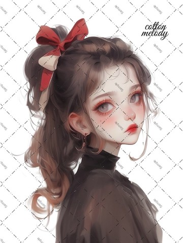 original sticker no.1891 人物貼紙 原創貼紙 原創人物貼紙 裝飾貼紙 cotton melody