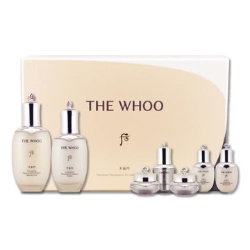 【WHOO 后】天氣丹PRO光耀重生經典禮盒 (重生水+重生乳+精華+眼霜+重生霜)