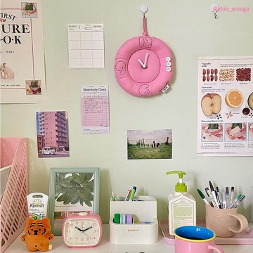 胖胖的時鐘（粉紅色）