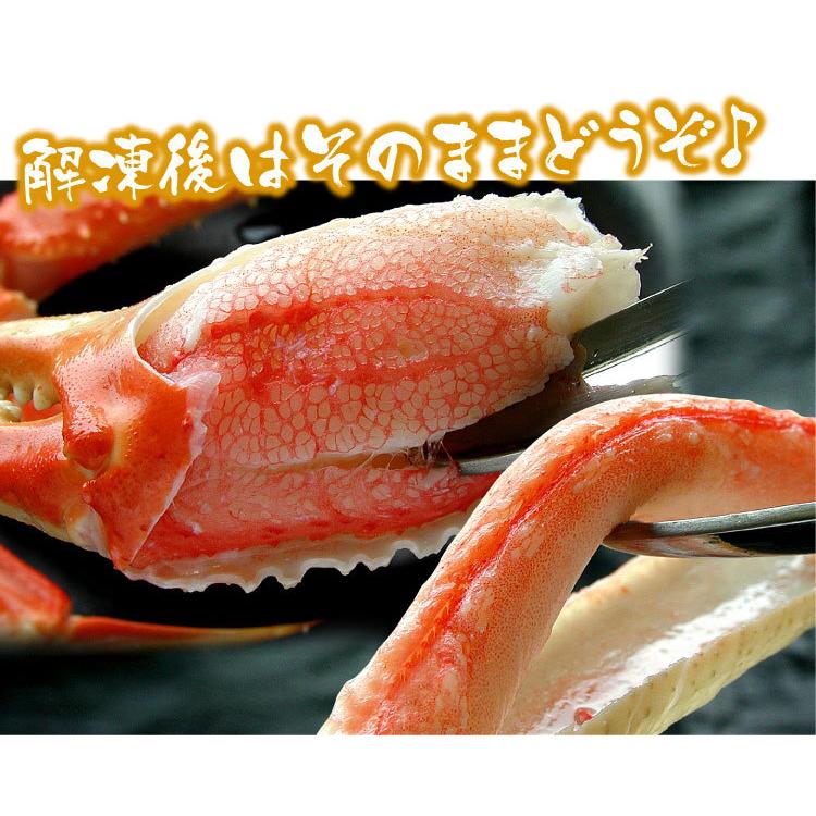 ズワイガニ足 2kg（約5-10肩入り）本ズワイガニ脚 ずわい蟹 ズワイ蟹 北海道 お取り寄せグルメ 送料無料（沖縄宛は別途送料を加算）