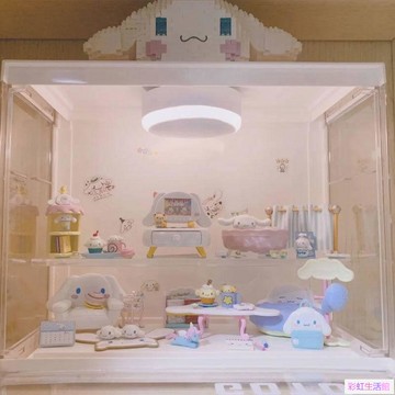 公仔展示盒 公仔收納盒 透明展示盒 手辦收納盒 大容量透明手辦積木玩偶盲盒系列公仔收納盒 樂高置物架