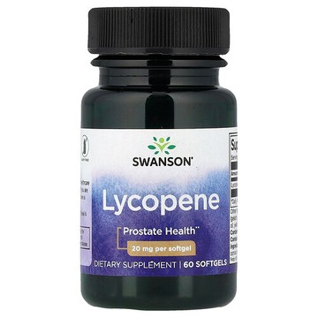 Swanson Vitamins, 茄紅素，20 毫克，60 粒軟凝膠