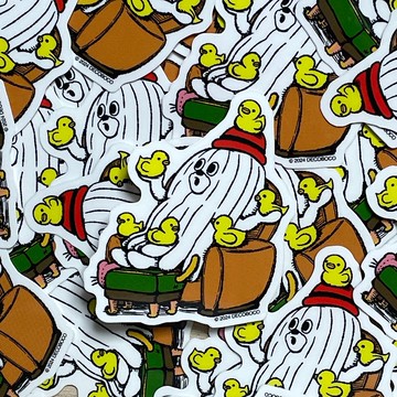 貼紙・客廳系列・Moppy與沙發