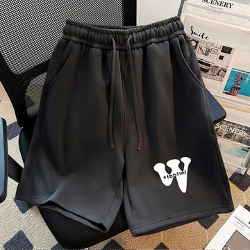 【林木木】運動短褲 美式短褲 高腰短褲 居家短褲 棉質短褲 抽繩短褲 女生短褲 休閒短褲女 夏天短褲 寬鬆短褲