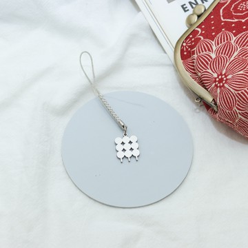 【和夢兔】京都宇治不鏽鋼吊飾(繩)-糰子