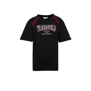 FILA 男短袖圓領T恤-黑色 1TEA-1305-BK