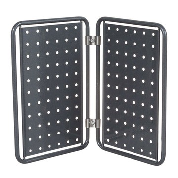 DULTON 桌上型金屬洞洞板 300 x 200 x 10mm 1kg  錘紋灰  1個