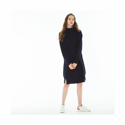 Lacoste タートルネックニットワンピース 通販 Lineポイント最大get Lineショッピング