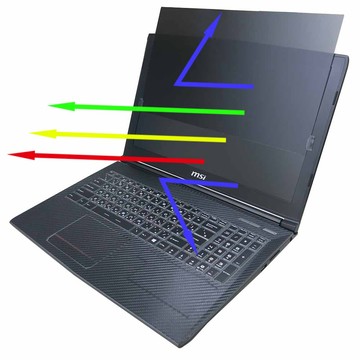 【Ezstick】MSI GF62 8RE 8RD NB 筆電 抗藍光 防眩光 防窺片