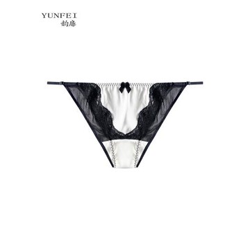 韻扉真絲低腰內褲輕薄2024新款爆款時尚抗菌桑蠶絲舒適透氣三角褲