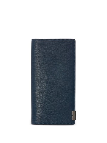 Burberry - B-cut leather wallet - men - Cotton/Polyurethane/Calf Leather - One Size - Blue
