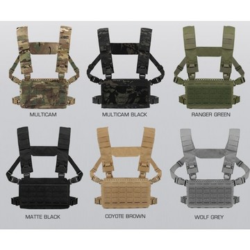 【酷愛】SS風格 MK5戰術胸掛、背心，三聯5.56彈匣面板、雷射切割Molle