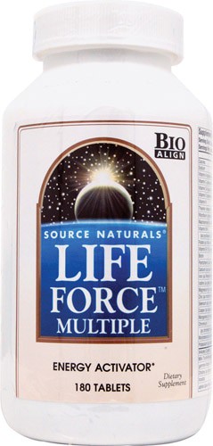 Source Naturals Life Force Multiple with Iron 180 Tablets