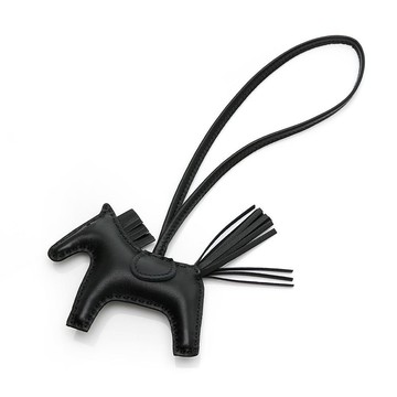 HERMES  小馬吊飾 - 黑黑繩