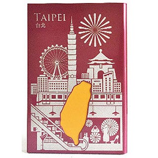 名片相關 RACHIN台灣名片盒_台北桃紅