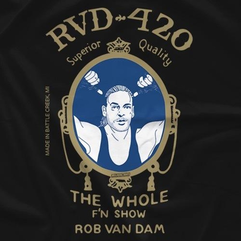 RVD ロブ・ヴァン・ダム Tシャツ「ROB VAN DAM RVD CBD Tシャツ ...