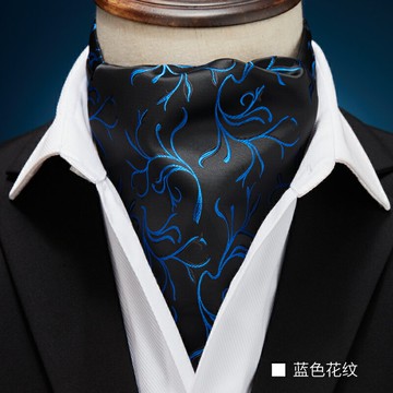 韓版男士領巾英倫復古西裝絲巾襯衫領口巾春秋冬季商務正裝圍巾薄