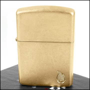 【ZIPPO】美系~ARMOR裝甲-磨砂銅-火焰圖案深刻 NO.46398