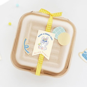 甜蜜兔子貼紙  混合顏色  100個