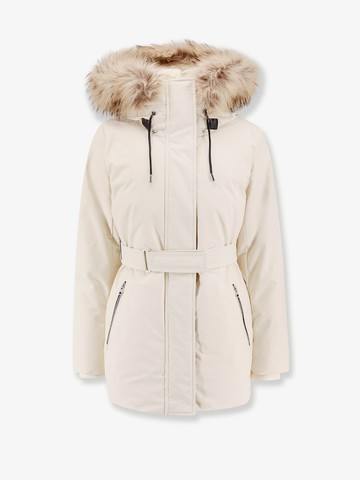 Padded nylon jacket with leather details - MACKAGE - gender_Woman