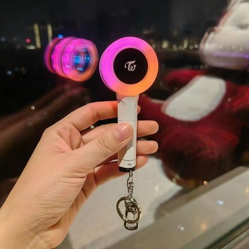 粉絲應援🎀Twice三代應援棒迷你鑰匙扣💖BABYMONSTER aespa GD權志龍🛒TXT飯制小手燈 粉絲應援棒