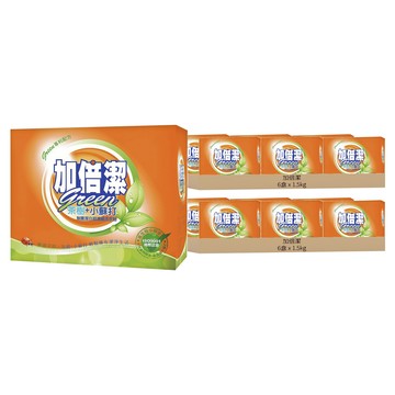 加倍潔 制菌潔白超濃縮洗衣粉 茶樹 + 小蘇打  1.5kg  1入  12盒