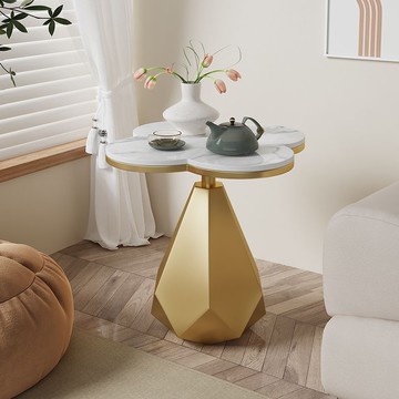 輕奢角幾大理石酒店邊幾客廳沙發邊桌陽臺小圓桌床邊櫃桌子小茶幾