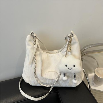 夏季女包2024新款潮休閑大容量通勤托特包包女時尚簡約單肩斜挎包