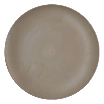 Natural Elements 餐盤 4入 淺餐盤 環保材質  灰棕  20cm  1組