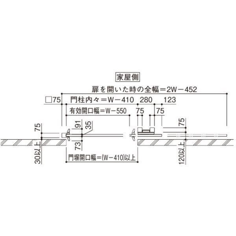 YKKAP ルシアススライド S02型 標準柱 16-14R 片引き 片面シリンダー錠