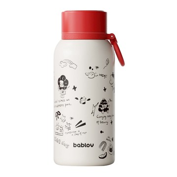 bablov 花伴森 316不銹鋼巴適隨手保溫瓶  椰椰豆奶昔  1個  480ml