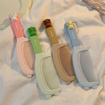 臺灣/✨梳子可愛卡通梳子兒童女孩不傷防靜電宿舍家用便攜長髮專用美髮學生