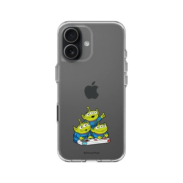 iPhone 17 Clear Case（相機按鈕） 透明 - 迪士尼-玩具總動員 Toy Story - 三眼怪打電玩