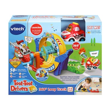 Vtech 嘟嘟聲光互動車 360度旋轉軌道組  1盒  Multicolor  57cm