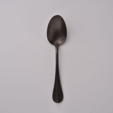 日本 AOYOSHI 青芳製作所 仿舊霧黑Baguette Classic餐匙