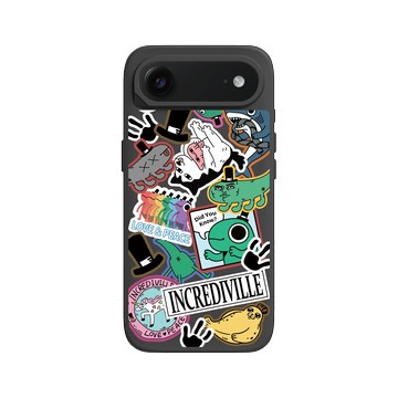 iPhone Air SolidX 黑 - 怪奇事物所 Incrediville - 怪奇貼紙簿