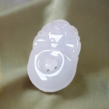 【福在眼前】冰種翡翠福貝項鍊 | 天然緬甸玉A貨翡翠 | 送禮