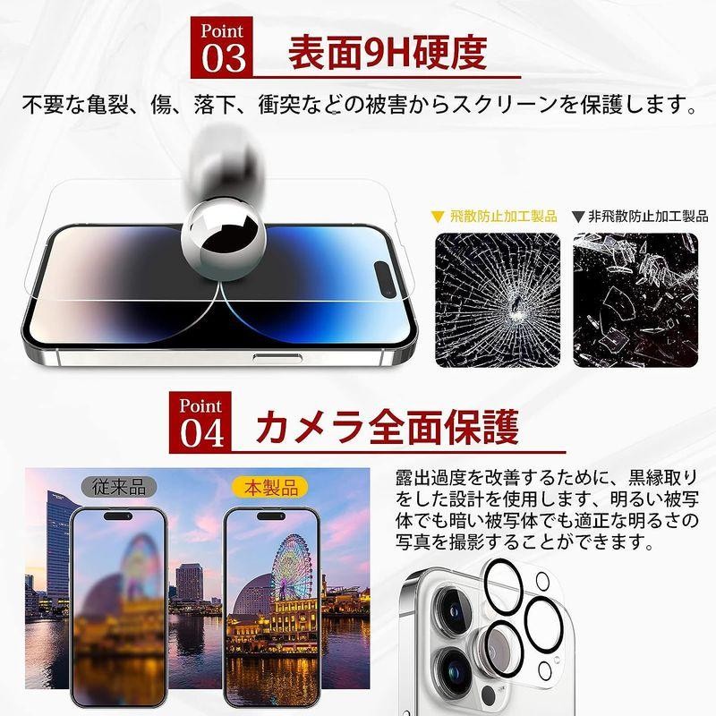 BERSEM2枚セットガラスフィルム iPhone 14 Pro Max 用＋カメラフィルム iPhone 14 Pro Max 用 (2枚 |  LINEブランドカタログ