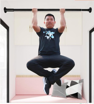 限時特賣-免打孔晾衣桿伸縮桿單桿家用陽臺室內頂裝曬衣架神器晾衣服掛衣桿