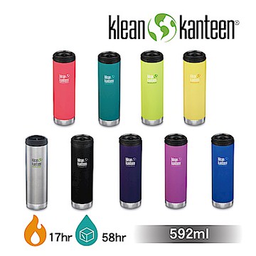 美國Klean Kanteen TKWide寬口不鏽鋼保溫瓶-592ml