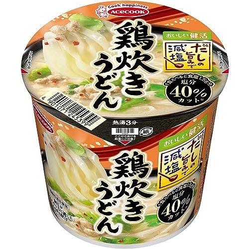 エースコック だしの旨みで減塩 鶏炊きうどん 45g