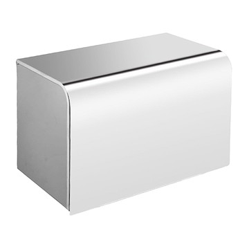 AHOYE 壁掛不鏽鋼兩用防水衛生紙盒  1個  不鏽鋼色