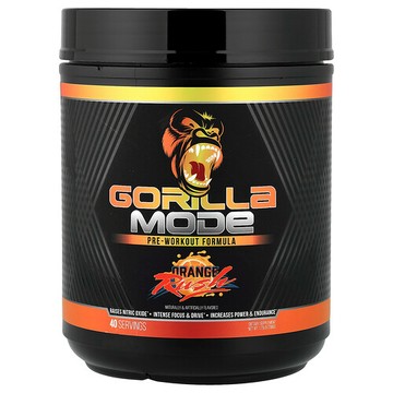 Gorilla Mind, Mode®，鍛鍊前補劑配方，橙汁味，1.75 磅（796 克）