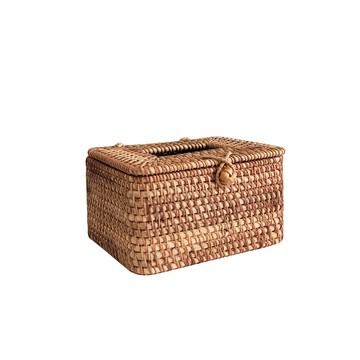 日式手作藤編紙巾盒