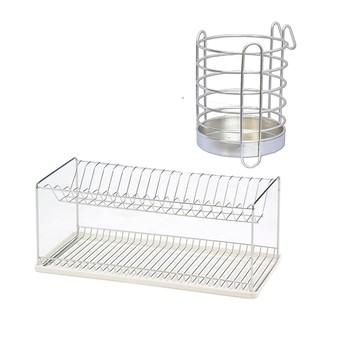 皇家 【 真心良品】不鏽鋼餐具瀝水架組
