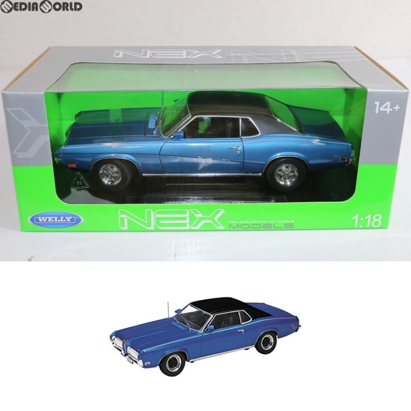 中古即納』{FIG}1/18 1970 フォード マーキュリー クーガー XR7(ブルー 